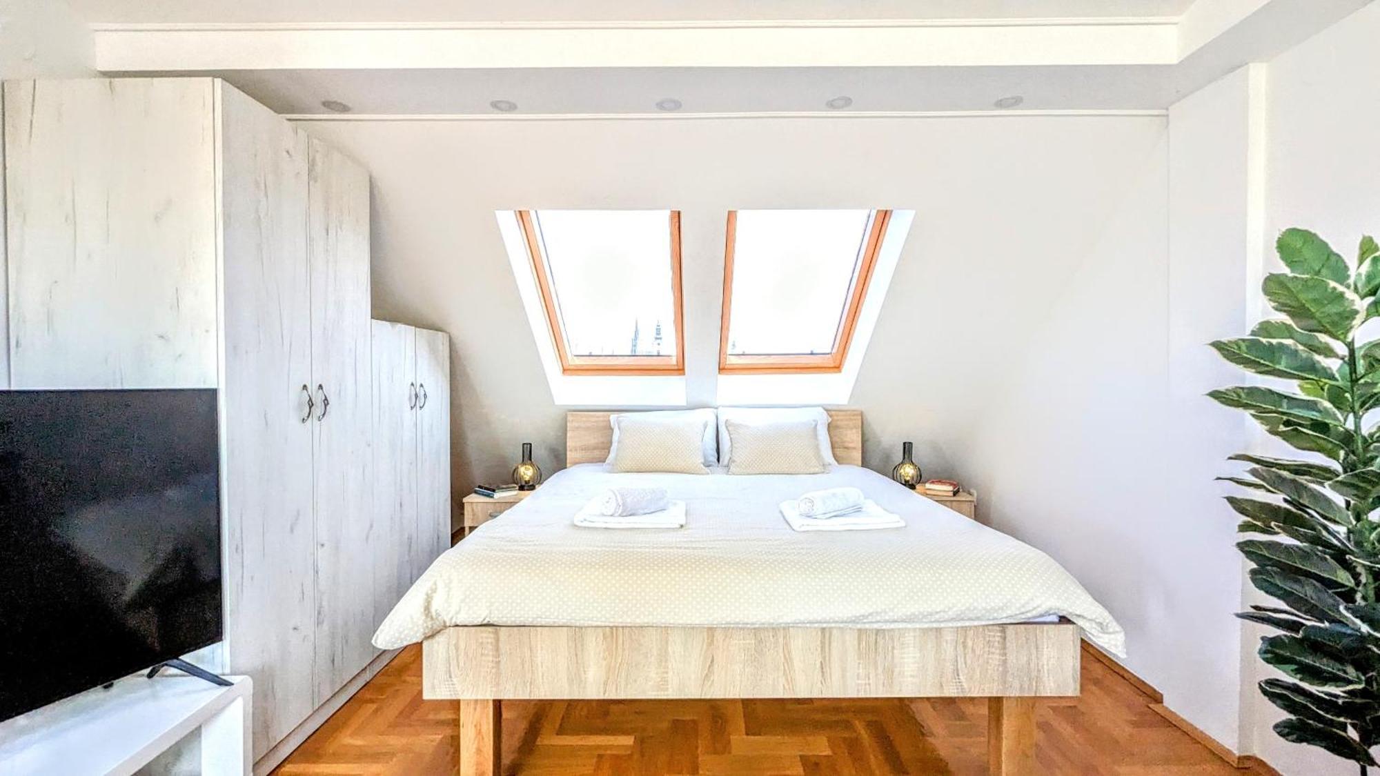 Spacious & Attractive 600m-7minuta Hoda Od Centra, Mogucnost Za Parking-apartmani-nsmilos Apartment
